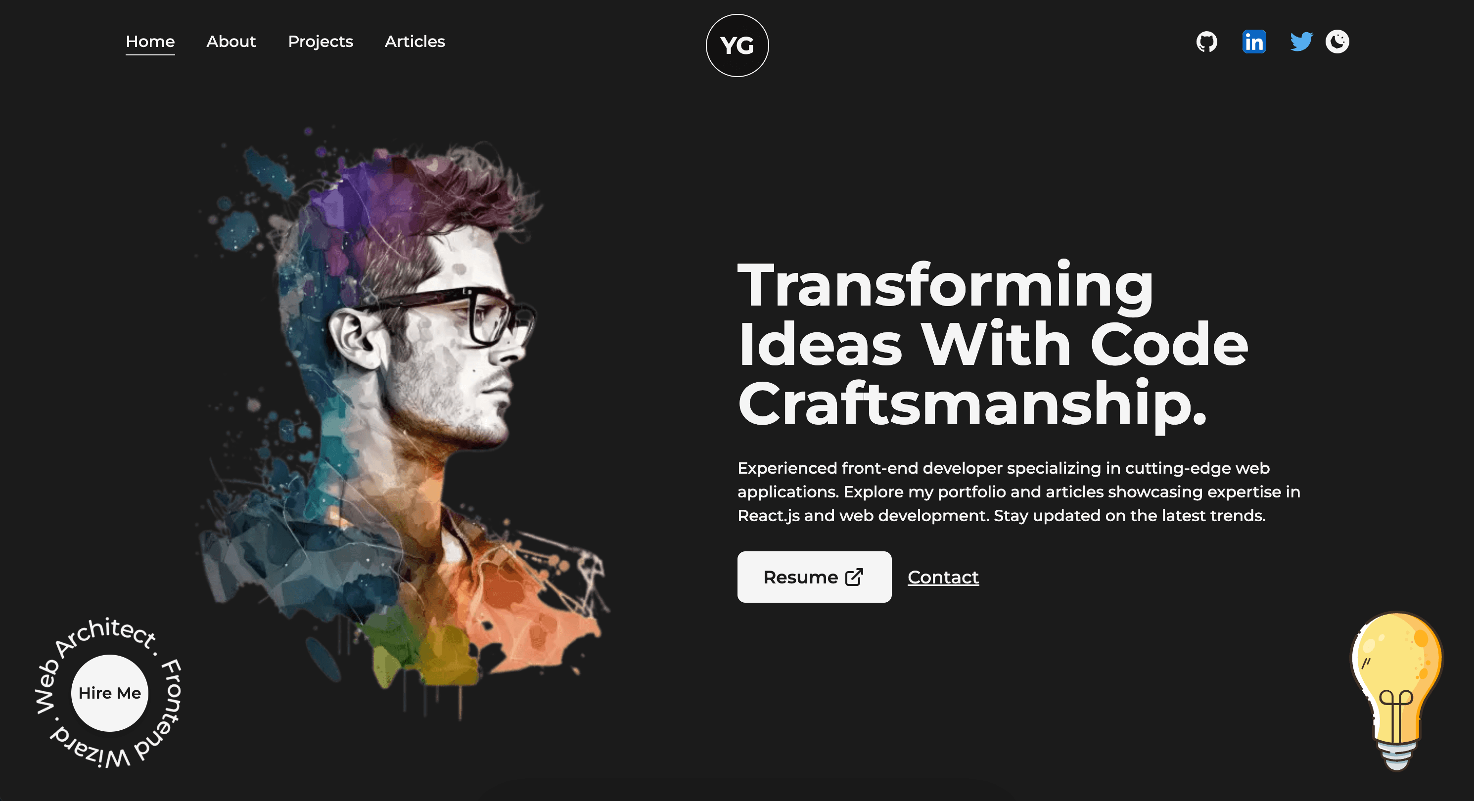 Next js Portfolio Website